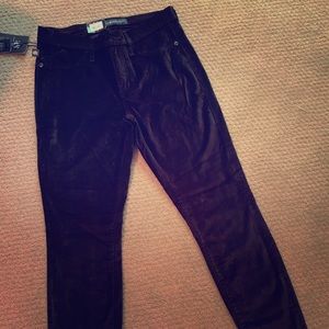 Rock and republic mid rise skinny velvet pants